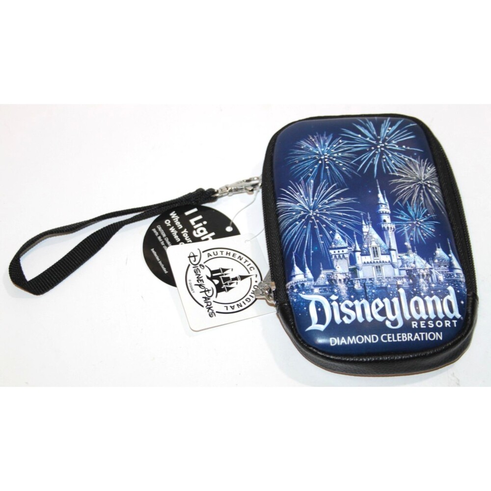 Disneyland Resort Parks Diamond Celebration Fireworks Light Up Phone Case NWT 6"